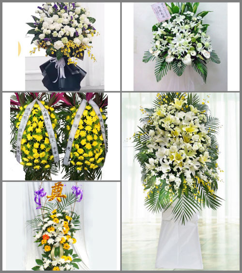 广东广州市花都区花城街道公益村白事花篮预定
